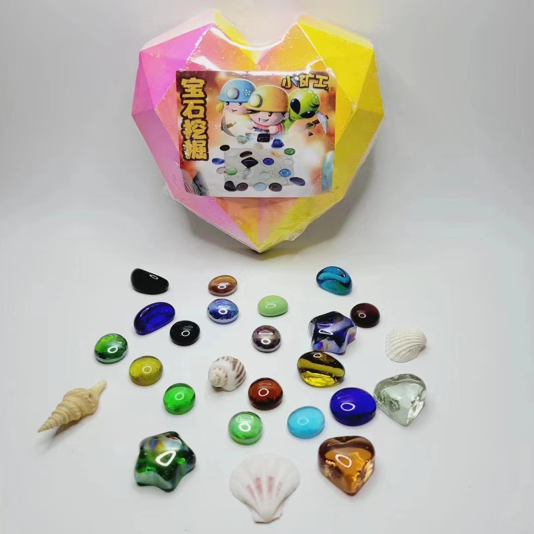 페인팅된 사랑의 보석(도구는 포함되어 있지 않음)