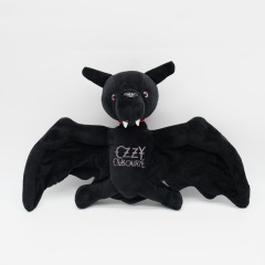 现货跨境新款ozzy osbourne bat plush 蝙蝠毛绒玩具玩偶公仔娃娃