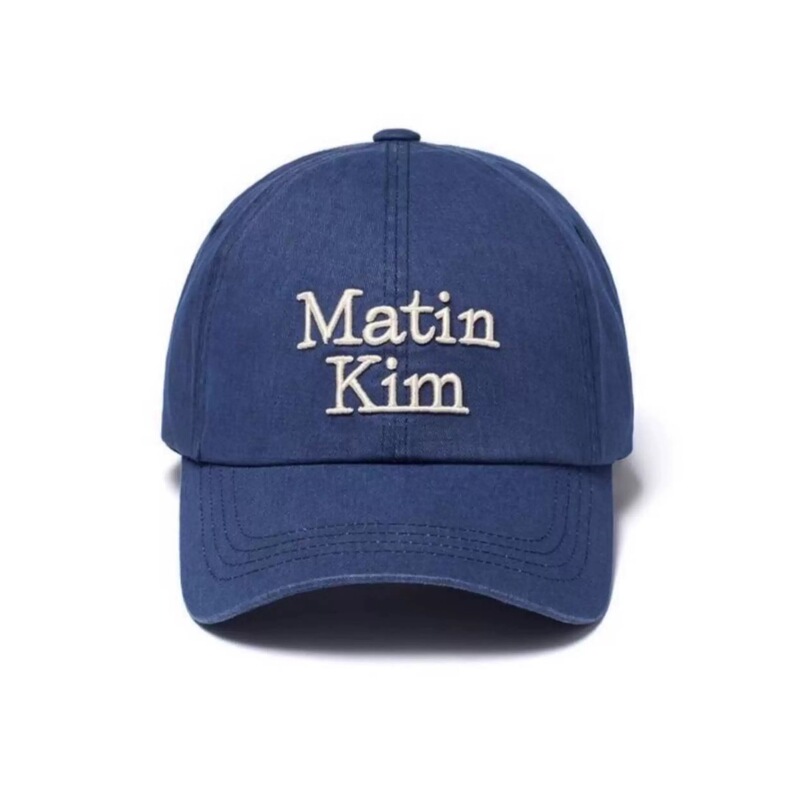 韩国小众Matin Kim25新款经典刺绣全标鸭舌棒球帽百搭情侣款|undefined