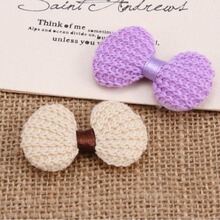 韩版装饰辅料 DIY 手工小花 蝴蝶结 毛线平结 厂家直销手链