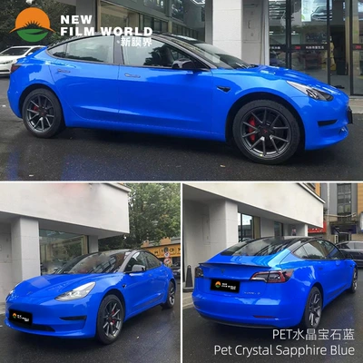 Automotive Film color change Film full car - crystal-sapphire-blue