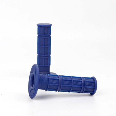 Motorcycle Modified Handlebar Rubber Motorcycle Handle Cover - universal-22mm-24mm-dark-blue