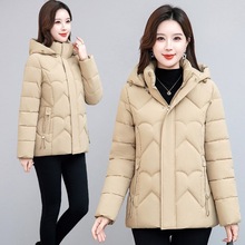 2025中长款加厚宽松外贸棉服大码外套冬季面包服女新款棉衣批发沧