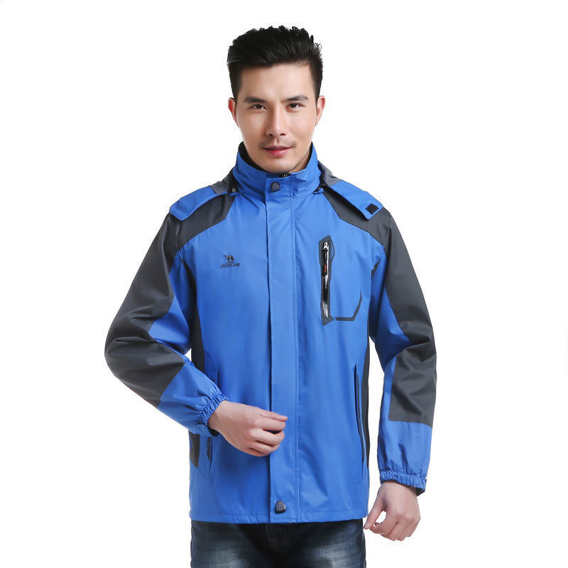 Ropa de asalto al aire libre para hombres con terciopelo grueso invierno abrigo de algodón impermeable a prueba de viento ventilable chaqueta de algodón de montaña de gran tamaño