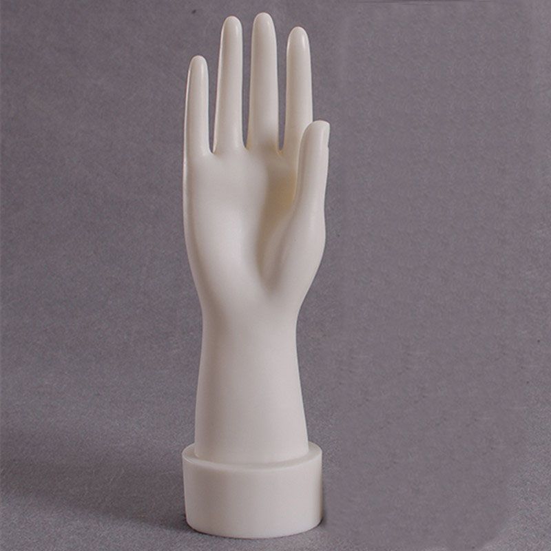 Modelo de mano modelado prop modelado mano guante muestra vestido de novia plástico femenino