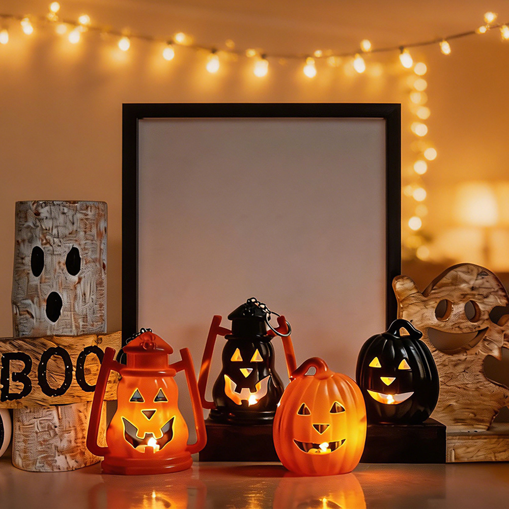 Lámpara de Calabaza LED para Halloween de Plástico Luminoso LED para Halloween image 5