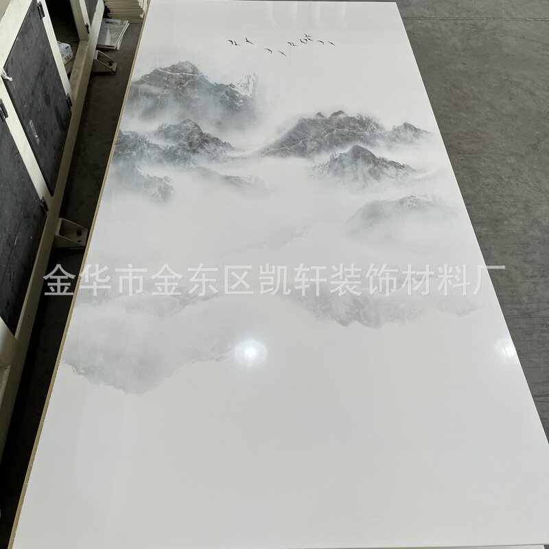 Uv壁板プリント画金板木の装飾面の炭素結晶板倉庫里南の箔押し透明板の波板の背景壁|undefined