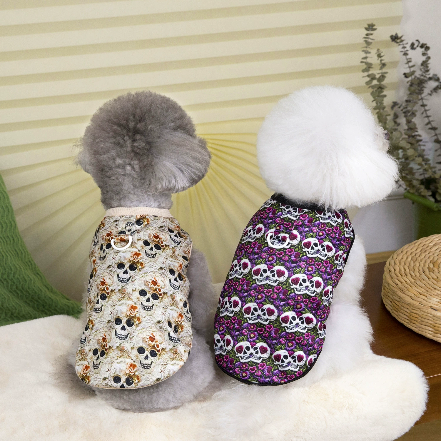 Щенки одежда в клетку с принтом жилет для домашних животных дышащий сетка кошка жилет новый стиль одежды для домашних животных