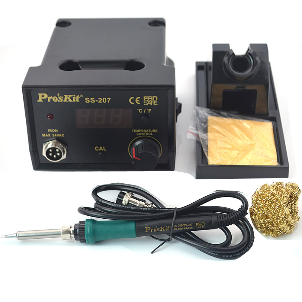 台湾宝工防静电数位温控焊台 SS-207H 数显恒温焊台 AC220V 60W