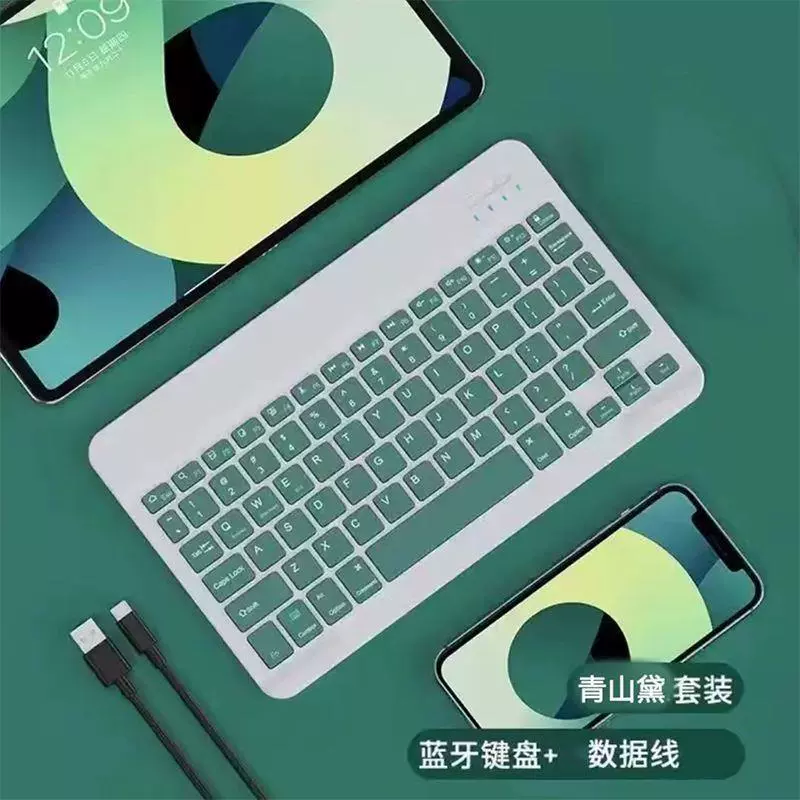 Apple беспроводная клавиатура и мышь, ультратонкий портативный комплект, планшетный ключ, универсальный для телефона, Bluetooth, 10.1"