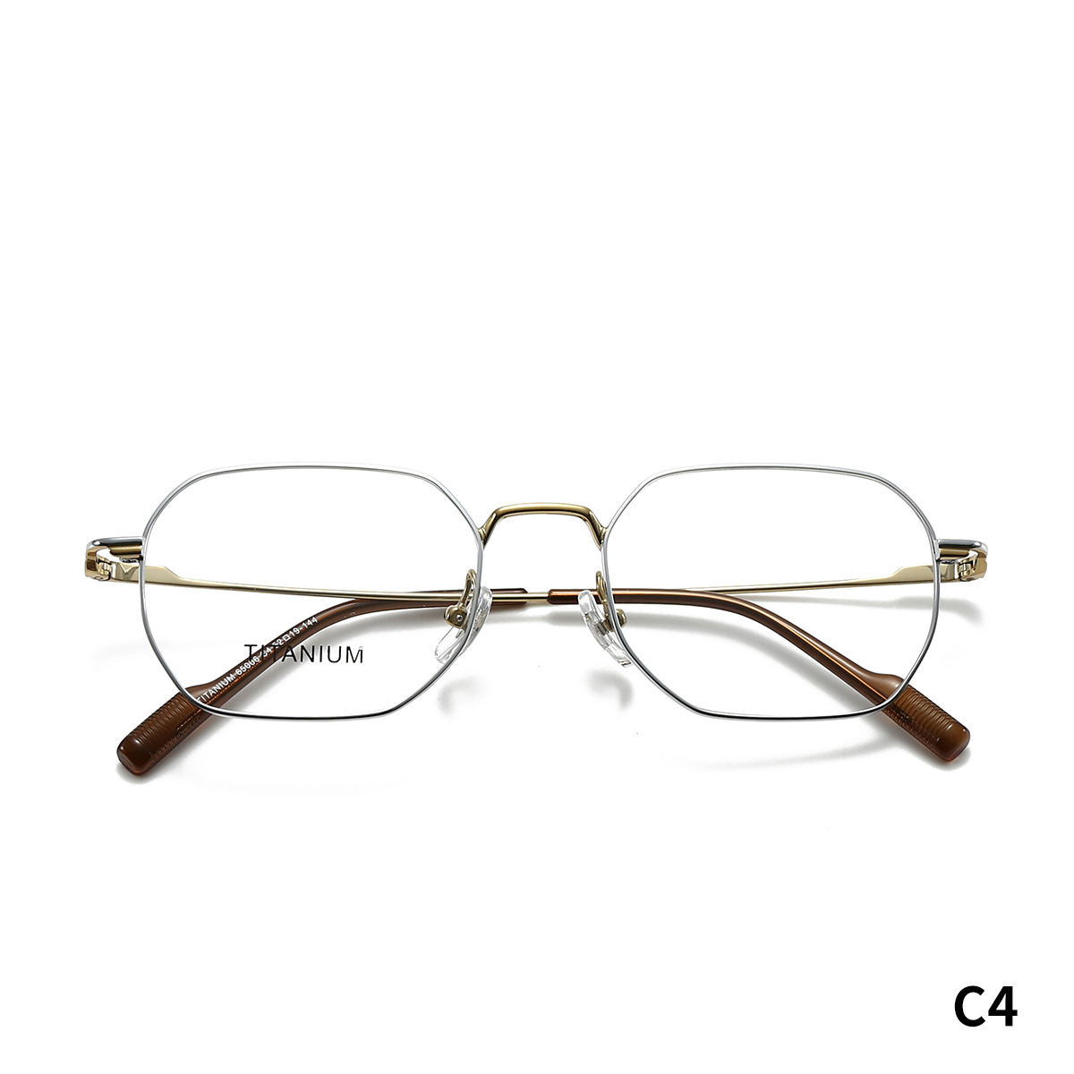 STUDIOMUKU gafas de madera cool retrógrado buen marco de gafas poligonal superligero marco de gafas minimalista