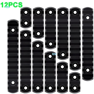 12Pcs Aluminum 3 5 7 9 11 13 Slots Picatinny Weaver Rail Cross Border