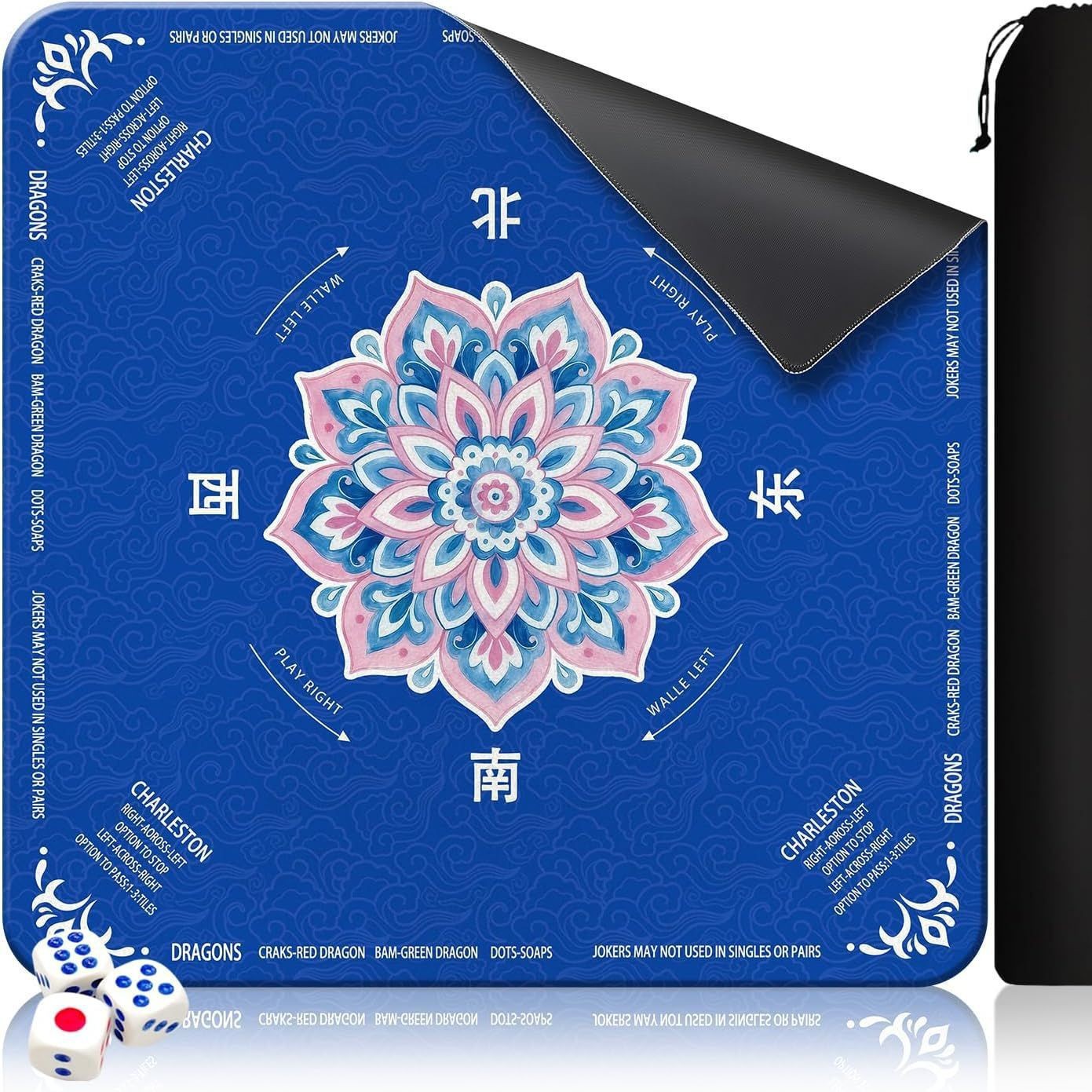 Amazon's best-selling diatomite mahjong table mat is waterproof, dirt-resistant, dust-proof, non-slip, and wear-resistant for board games