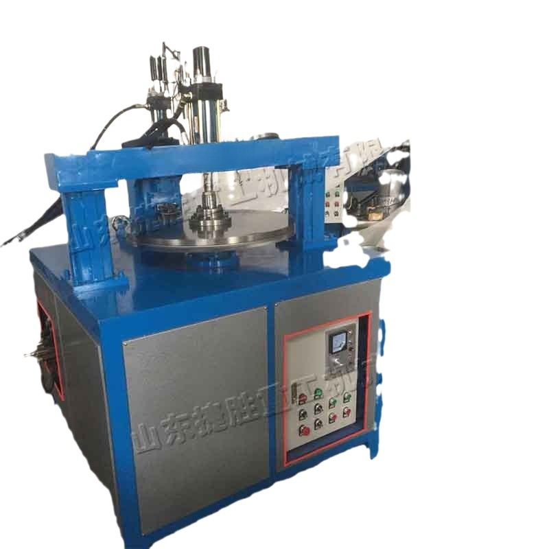 Disco curling máquina escritorio acero inoxidable hierro cobre curling máquina motor cubierta redonda escritorio curling y borde equipo de prensado