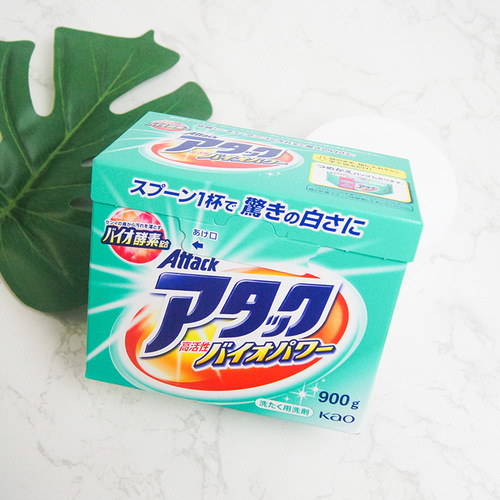 Everyday Japan Import Kao Enzyme High Activity Bio EX Laundry Powder Bleaching and Deodorizing 900g 