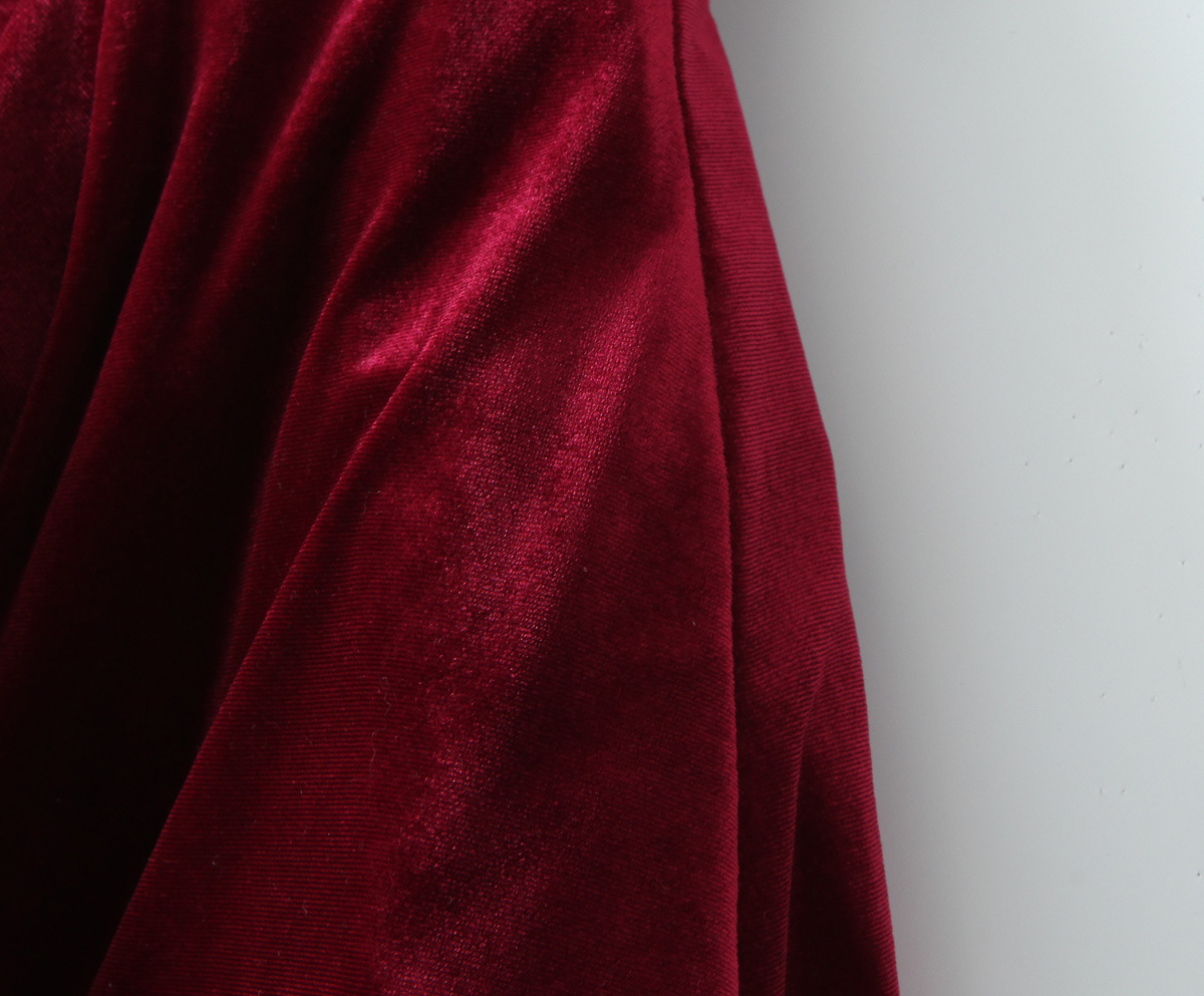 Women Velvet Three Layer Three Dimensional Steel Ring Lace Splicing Sling Dress