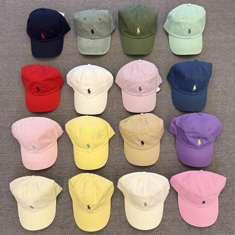 Foreign Trade Rl Ralph Hat Baseball Cap Unisex Duckbill Cap Polo Sports Pony Logo Embroidery Couple Baseball Cap