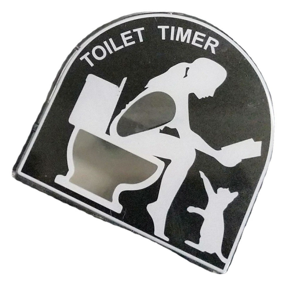 Nuevo Amazon transfronterizo reloj de arena inodoro de cinco minutos temporizador de modelado herramienta de descompresión