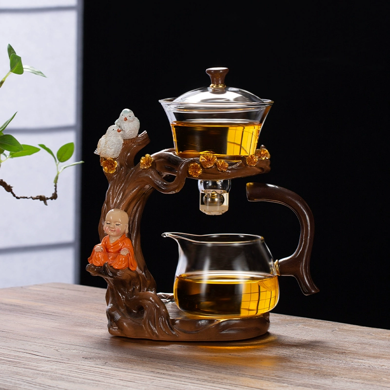 Mountain oolong tea, automatic tea set for home use, teapot, tea cup, new collection, light luxury style, wholesale