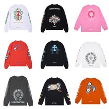 Chrome Heart克罗伈高品质双纱纯棉男女同款印花长袖T恤合集工厂