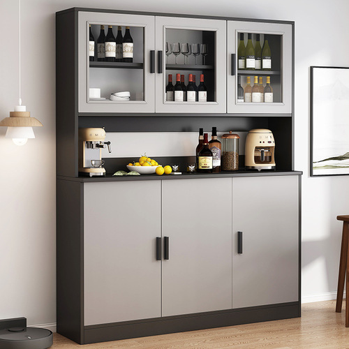 Sideboard home living room elevated cupboard modern simple wall storage cabinet home simple floor-to-ceiling storage cabinet