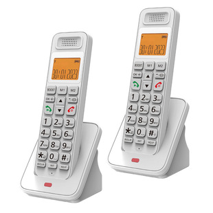 in stock Big and Letter D108-D Twin Business Home Office Telephone Digital Cordless Telephone DECT