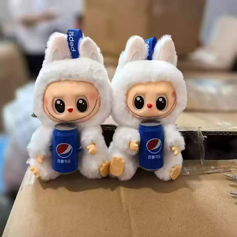 现货labubu拉布布心动马卡龙盲盒公仔毛绒派对搪胶潮玩娃娃批发|undefined