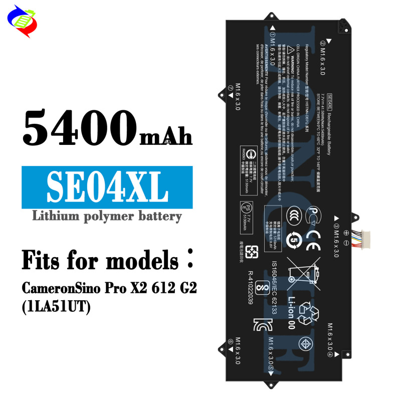 For HP CameronSino Pro X 2 612 G2 (1LA51UT) notebook battery SE04XL For HP CameronSino Pro X 2 612 G2 (1LA51UT) notebook battery SE04XL