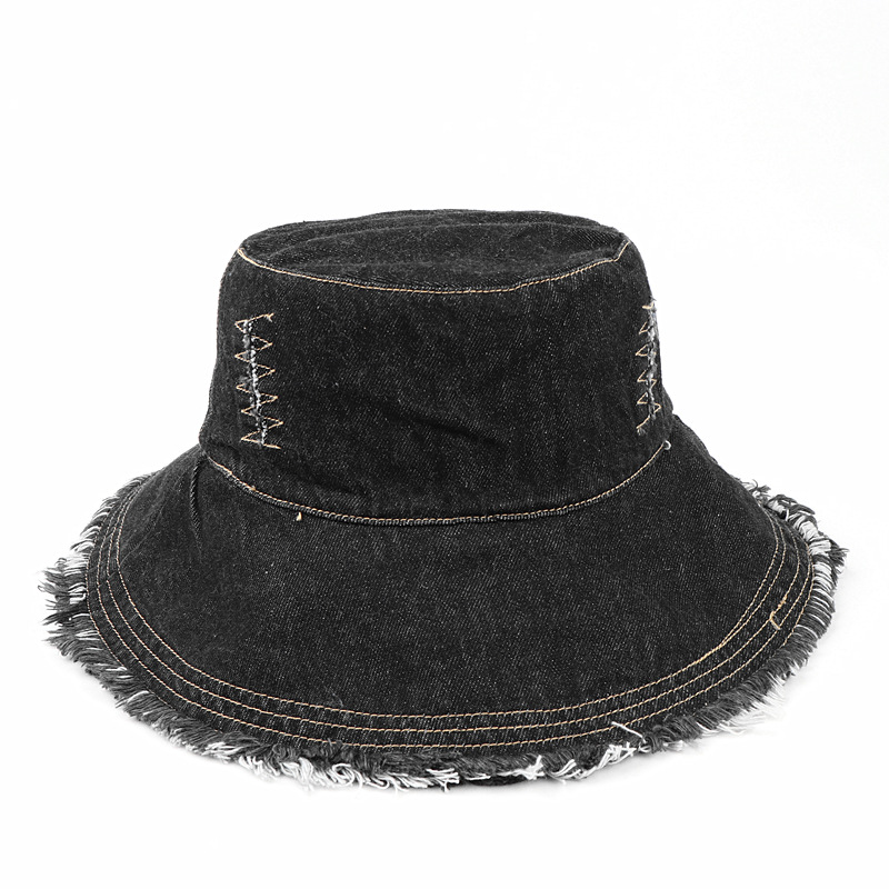 Unisex Basic Cowboy-stil Moderner Stil Einfarbig Breite Traufen Bucket Hat display picture 3