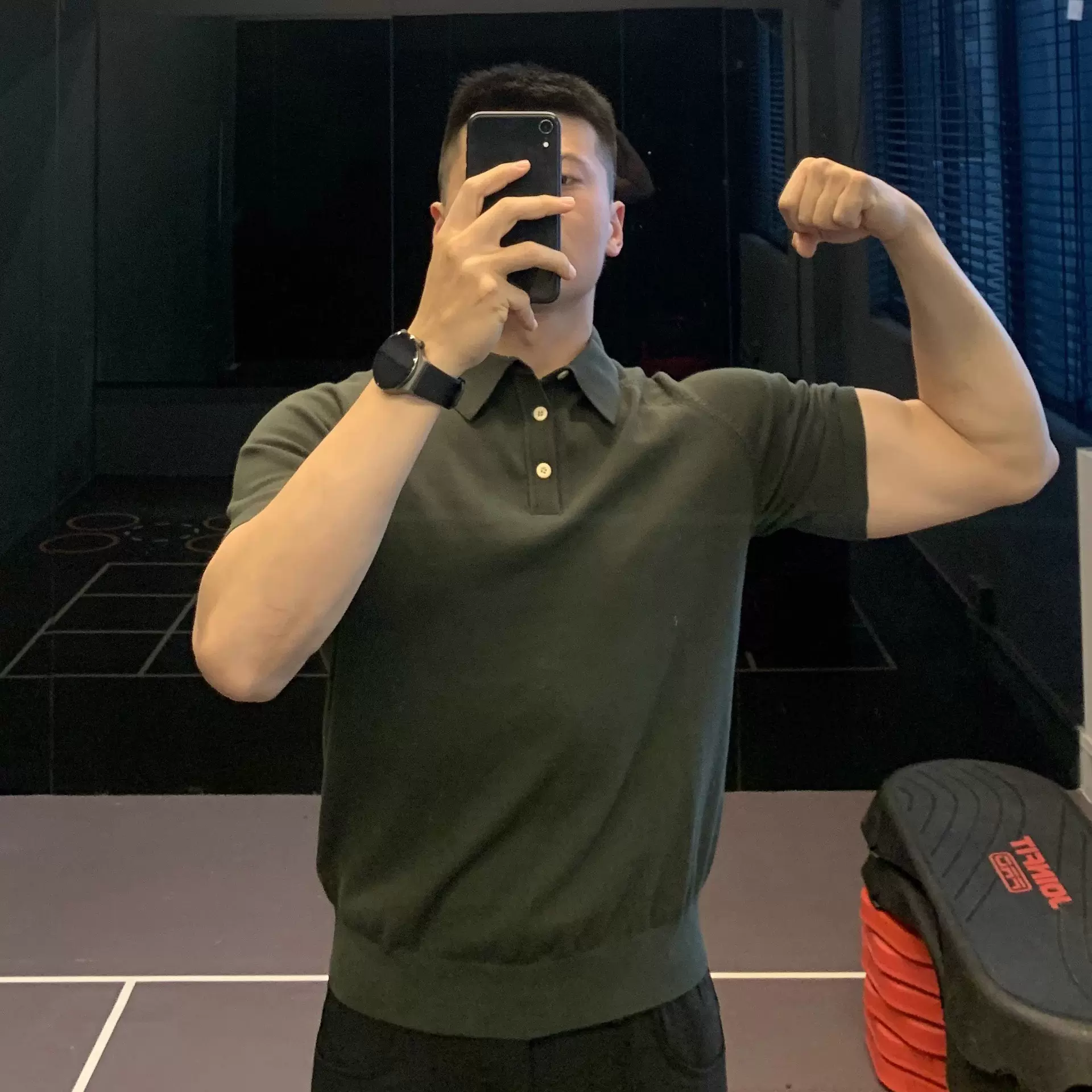 夏季新款短袖针织衫男POLO衫翻领轻熟商务修身冰丝潮外贸跨境批发