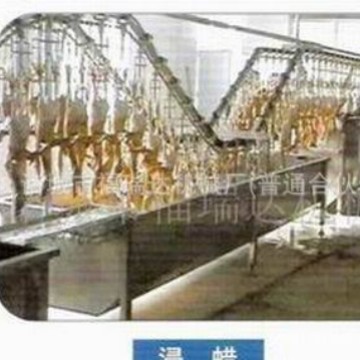供应鸭鹅宰杀浸蜡池冷蜡水池流水线 自动扒蜡机 不锈钢家禽屠宰设