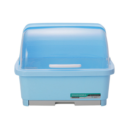 Home Kitchen Bowl Rack with Cover, Dish Drainer Bowl Stand, Bowl and Utensil Dishware Plate Rack with Cover, Bowl Storage Box, Tableware Organizer