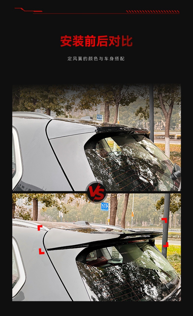 Suitable for 2019 BMW bmw x5 g05 MP tail top wing fixed wing spoiler cross-border modification accessories