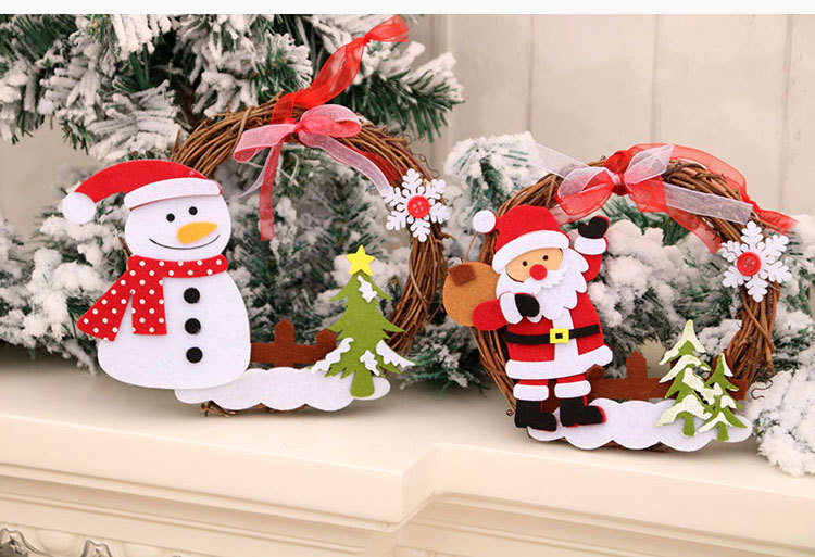 Wholesale New Wooden Rattan Garland Christmas Decorations Nihaojewelry display picture 5