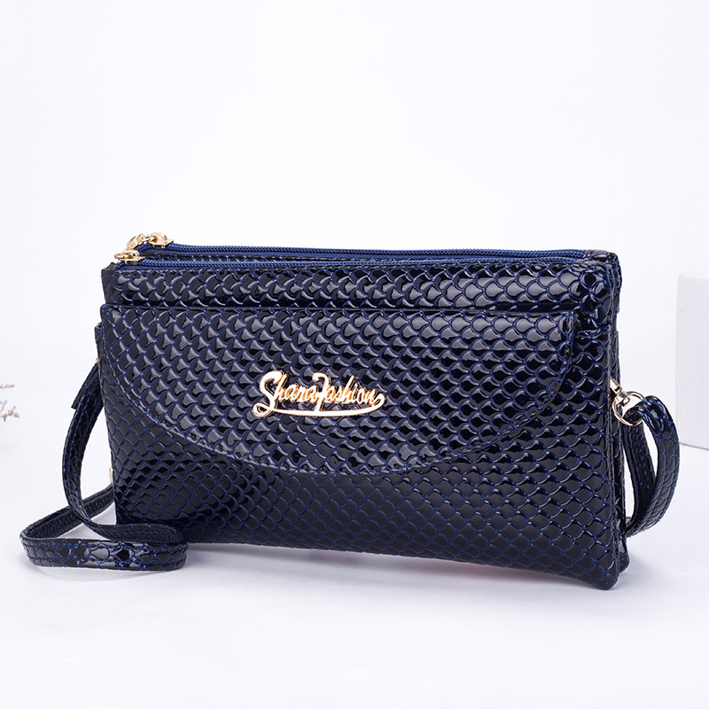 middle aged women's one shoulder twin messenger bag street stall night market vegetable market shopping coin purse running around_voghion.com