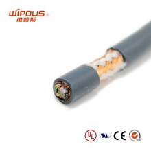AWM 2517-SP 16AWGUL/CUL認證耐熱PVC護套柔性對絞屏蔽柔數據電纜