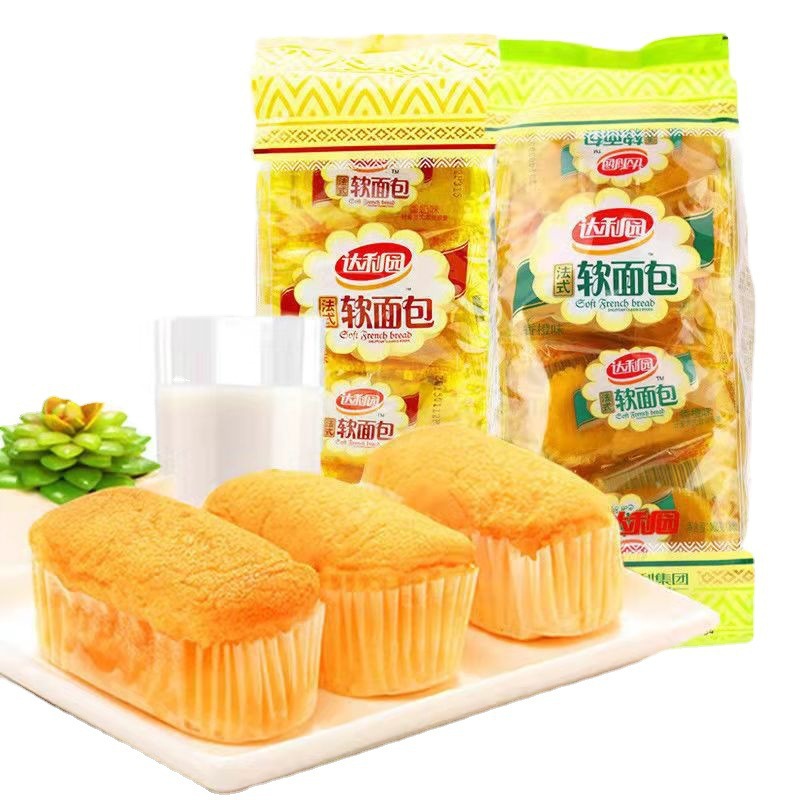 达利园法式软面包香橙味奶香味160g/包法式面包营养早餐点心批发