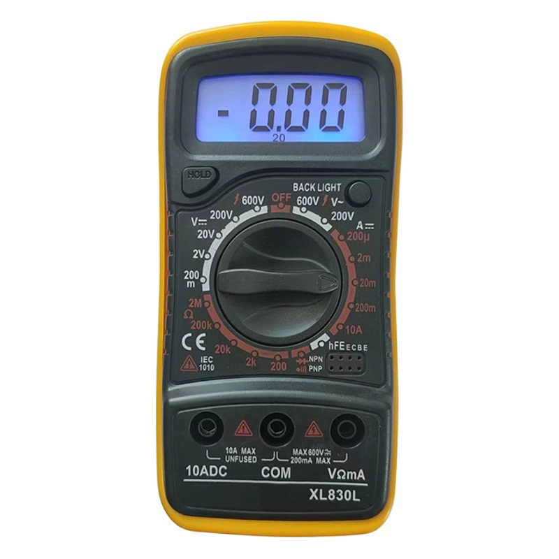 Внешняя торговля XL830L Цифровой мультиметр Высокоточный измерительный амперметр напряжения Интеллектуальный портативный маленький Универсальный измеритель