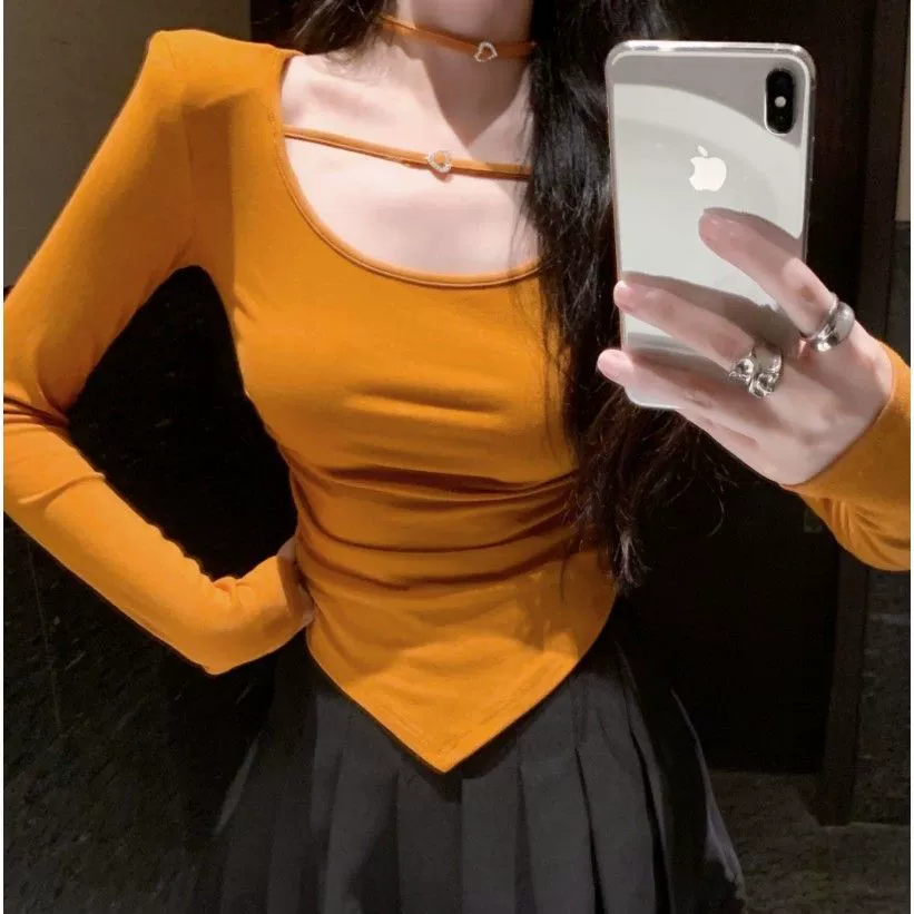Sexy autumn base body-friendly long-sleeve