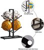 Football stand for kindergarten, volleyball storage system for elementary school students