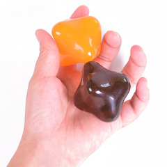 Hexagonal resin grip ball, play ball, rehabilitation grip trainer, leisure finger ball, hexagonal massage ball, elderly finger strength ball