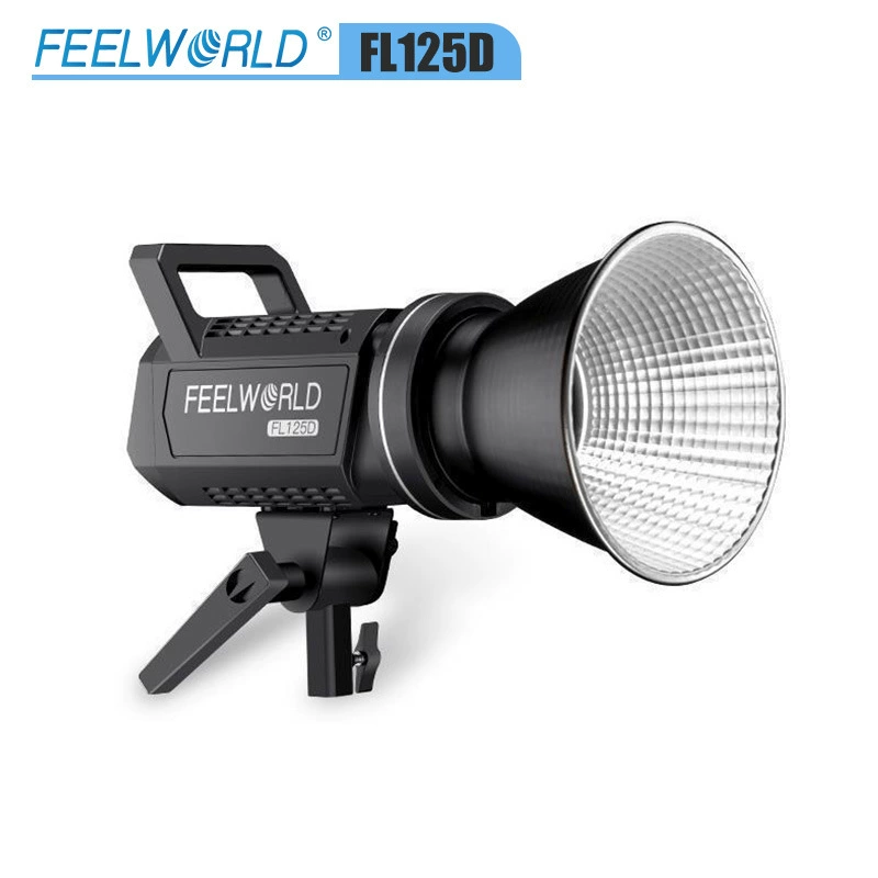 Fulweide FL125D 125W однотонный точечный источник света для кино и телевидения, прожектор, управление через Bluetooth APP, COB свет