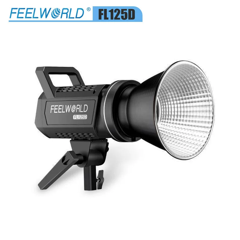 Fulweide FL125D 125W однотонный точечный источник света для кино и телевидения, прожектор, управление через Bluetooth APP, COB свет