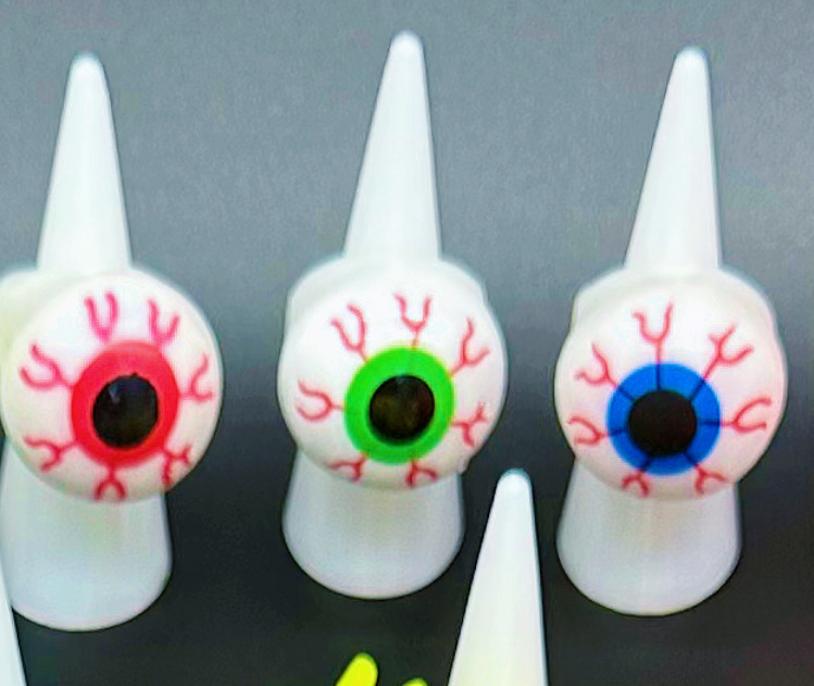 新型アマゾン鬼節ハロウィーン発光幽霊指輪カボチャコウモリ鬼節閃光パーティー彩灯玩具|undefined
