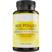外贸热卖品蜂胶花粉胶囊Propolis pollen capsules厂家可支持OE M
