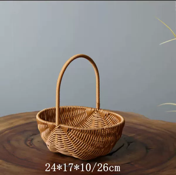 Watermelon red leather watermelon basket