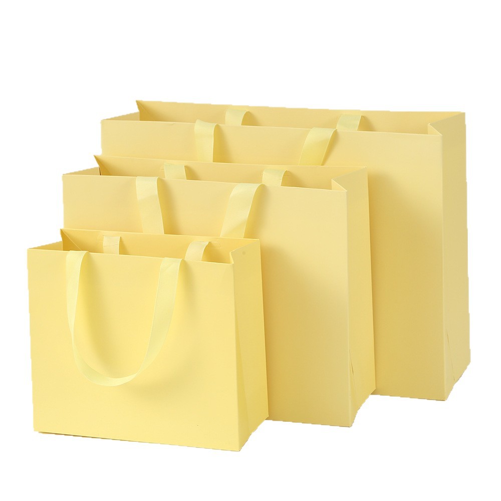 Bolsas de mano sin cintura, bolsas de papel de cartón blanco, bolsas de regalo, bolsas de regalo, bolsas de compras al por mayor