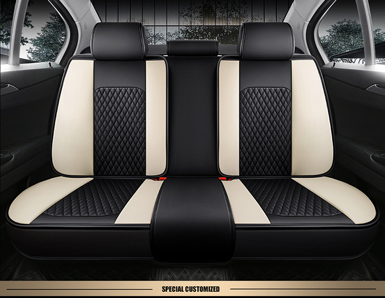 New Car Seat Cushion for All Seasons, All-Inclusive, Full Leather, Popular Diamond Car Seat Cushion Manufacturer Wholesale Export