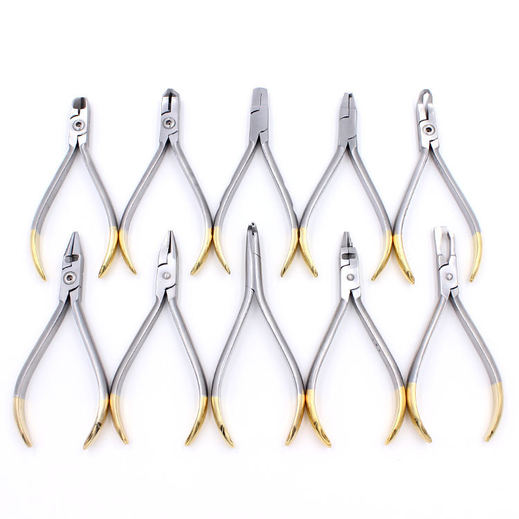 Orthodontic Pliers Set, Dental Technician Pliers, End Cutting Pliers, End Bending Pliers, Fine Wire Cutting Pliers, Bracket Removal Pliers, Bending Pliers Orthodontic Pliers Set, Dental Technician Pliers, End Cutting Pliers, End Bending Pliers, Fine Wire Cutting Pliers, Bracket Removal Pliers, Bending Pliers