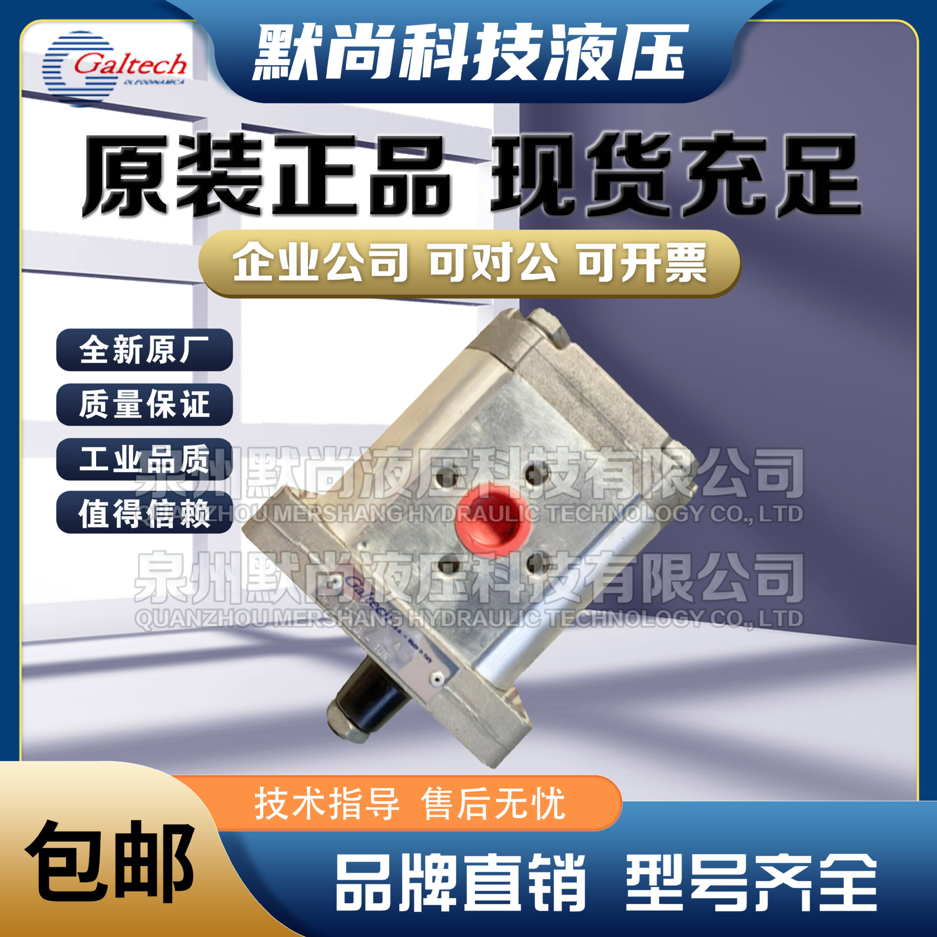 高泰克Galtech齿轮马达3GM-G-230-D-EUR-H-N-10-0-G液压泵 齿轮泵